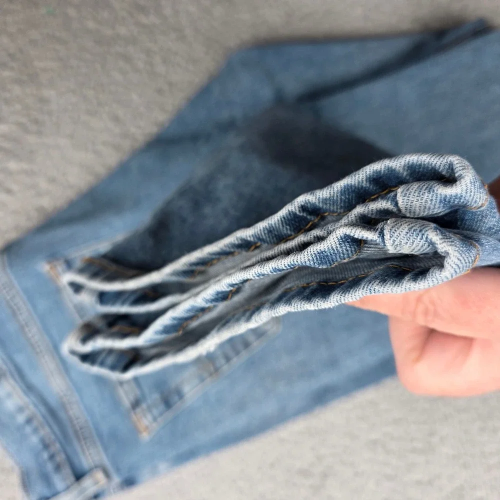 Levi's 505 Regular Fit Jeans‎ Mens 34x30 Blue Stretch Denim WaterLess